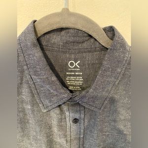 Men’s Outerknown long sleeve casual button down size Medium in black